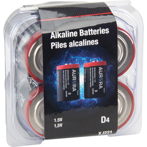 Piles alcalines industrielles, D, 1,5 V - XJ221