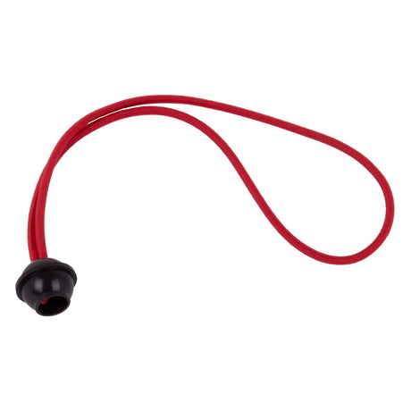 Sangle élastique rouge à boule noire pour bâche