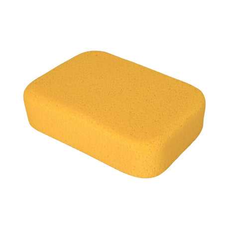 Large yellow pore sponge for tile and grout work