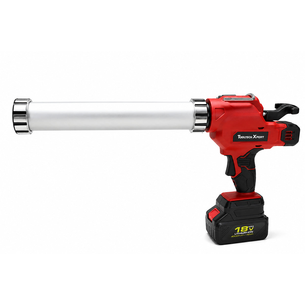 XPRS - Pistolet à calfeutrer sans fil 18 V avec canon en aluminium de 600 ml