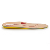 Semelle Mega Comfort Ergodiabetic beige vue de profil, dessous jaune