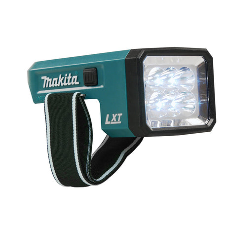 Makita LXT 18V LED flashlight with black strap