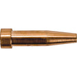 Buse de coupe en cuivre de style HarrisMD 6290-NX avec embout conique et collet épais.