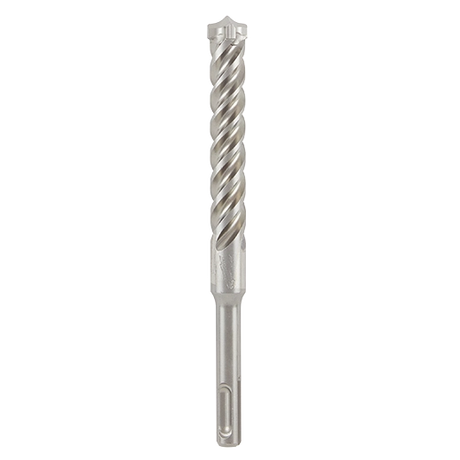 Foret SDS-plus pour béton et maçonnerie avec pointe carbure à quatre taillants et longue spirale