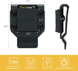 Porte-outils magnétique MELOTOUGH, schéma des dimensions (2,7 x 3,5 po)