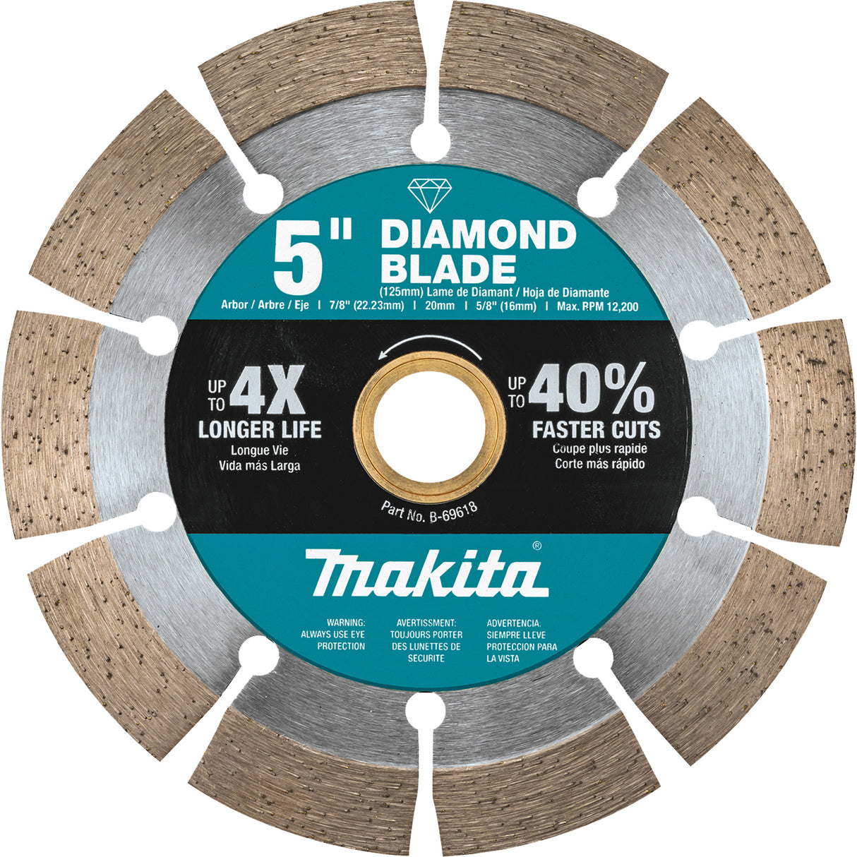 XPRS - Lame de scie diamantée 5" Makita