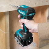 Makita 18V impact driver used to drive screws into wood framing