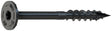 Black Simpson Strong-Tie SDW structural wood screw, round Torx-drive head and self-drilling point