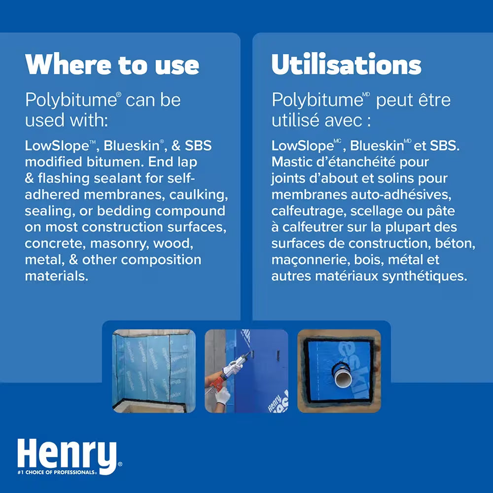 XPRS - Mastic polybitume Henry 300 ml