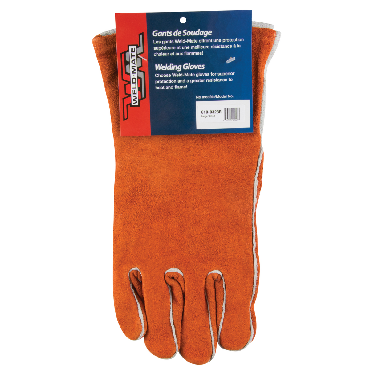 Comfoflex™ Premium Welding Gloves, Split Cowhide, Size Large