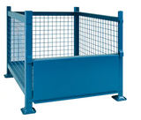 Contenants de vrac empilables, 34,5" la x 40,5" p x 30" h, Capacité de 3000 lb