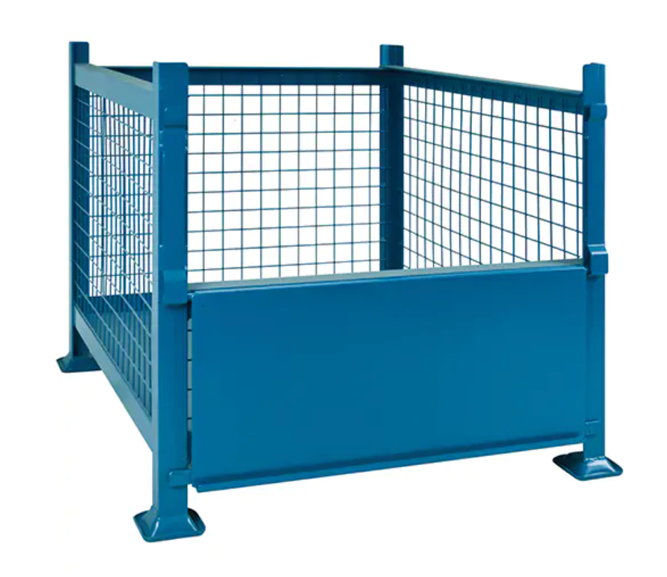 Contenants de vrac empilables, 40,5" la x 48,5" p x 30" h, Capacité de 3000 lb
