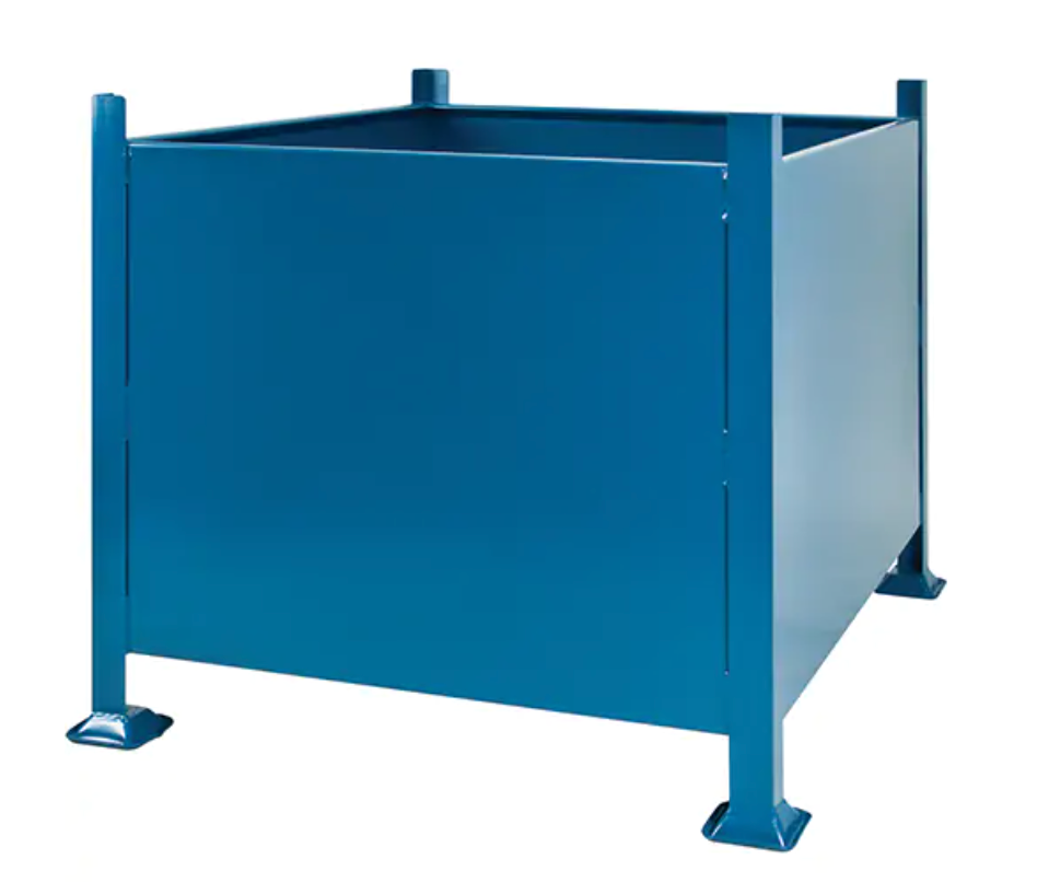 Contenants de vrac empilables, 30" ha x 40,5" la x 48,5" p, Capacité de 3500 lb