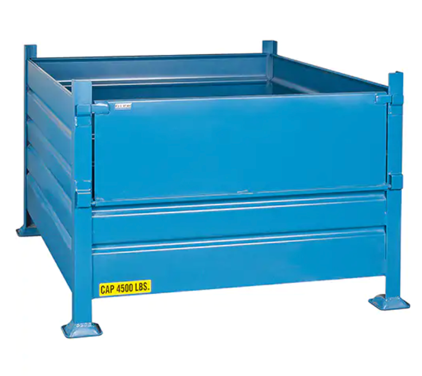 Contenants de vrac empilables, 30" ha x 34,5" la x 40,5" p, Capacité de 4500 lb