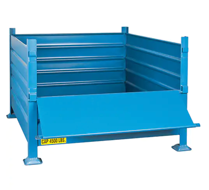 Contenants de vrac empilables, 30" ha x 34,5" la x 40,5" p, Capacité de 4500 lb