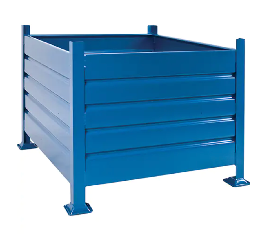 Contenants de vrac empilables, 30" ha x 40,5" la x 48,5" p, Capacité de 4500 lb