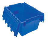 Contenant de distribution en plastique avec dessus basculant, 21,65" x 15,5" x 12,5"