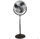 High Velocity Pedestal Fan, Commercial, 3 Speeds, 20" Diameter 
