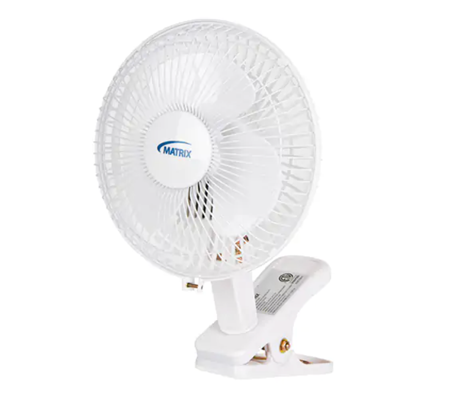 Clip &amp; Desk Fan, 2 Speeds 