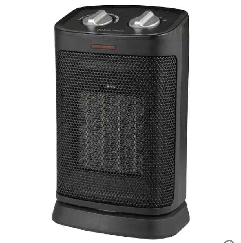 Radiateur oscillant, Céramique, Électrique, 5200 BTU/H