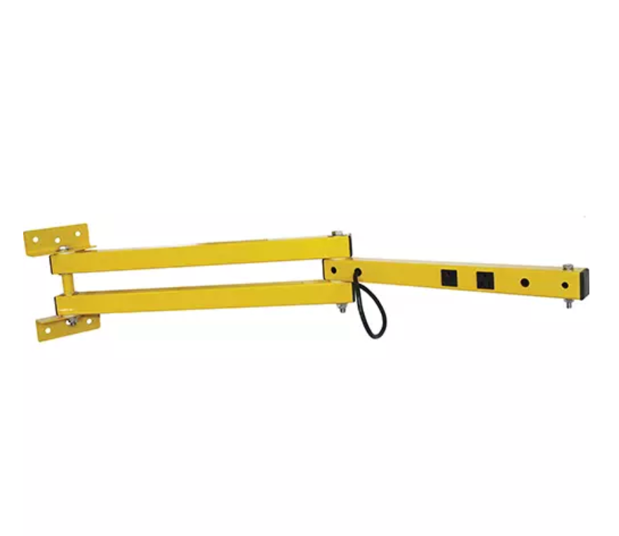 180º double locking arms with two receptacles