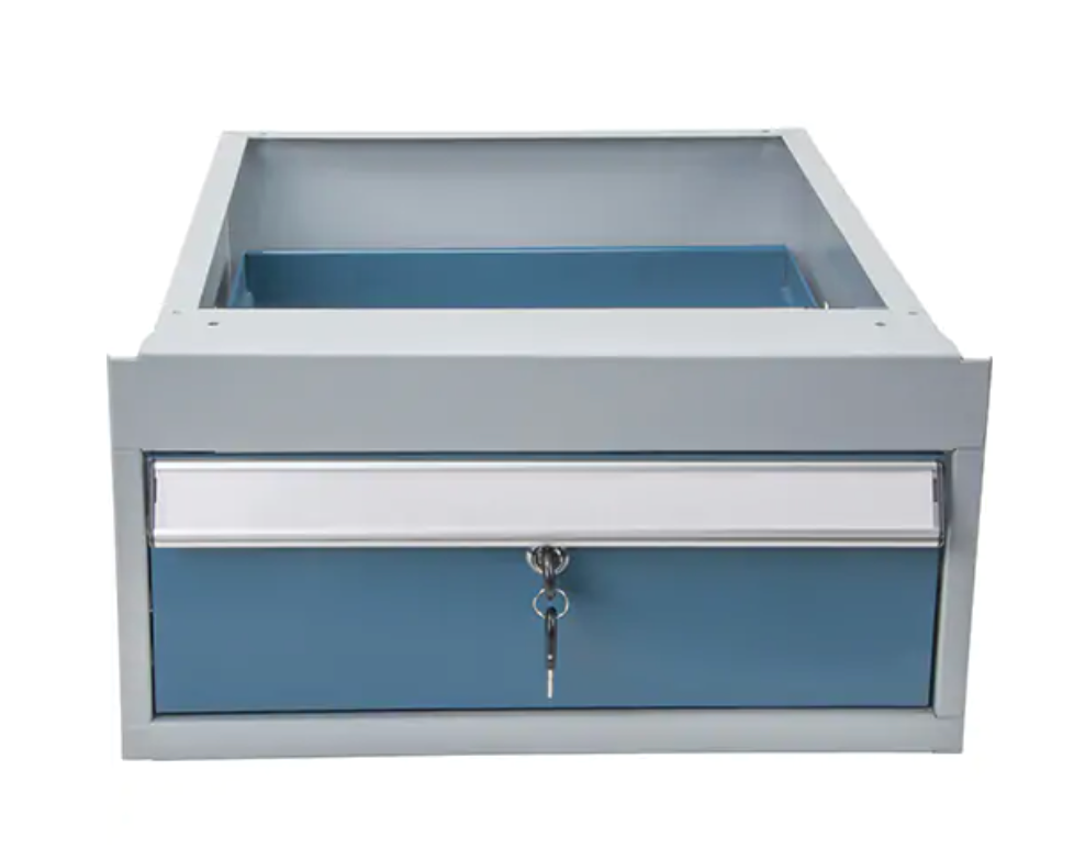 Replacement drawer for cabinet workbench, Steel