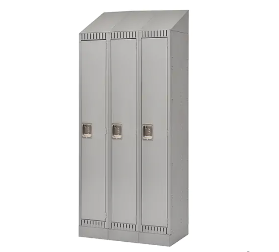 Lockers, Steel, Grey, Disassembled