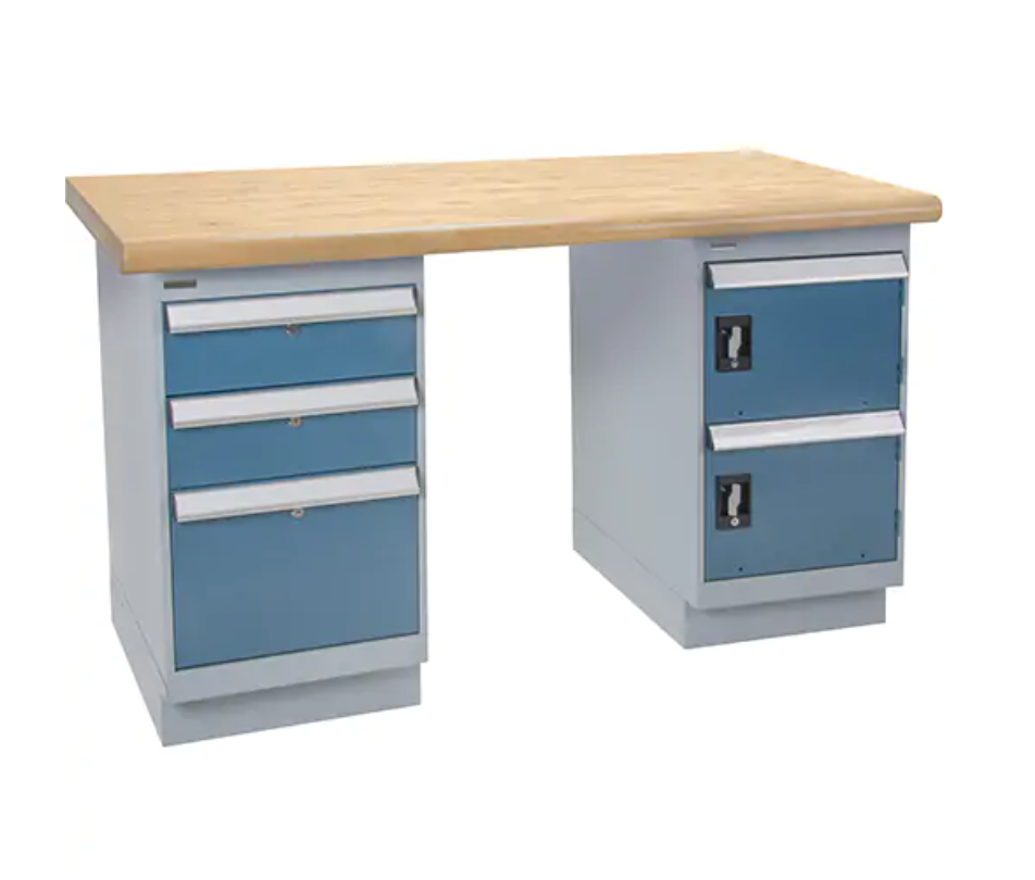 Établi, Porte & tiroirs, Cap 2500 lb, 72" la x 30" p, 34" h