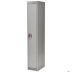 Lockers, Block of 2, 24" x 18" x 72", Steel, Gray, Disassembled
