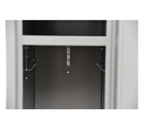 Lockers, Block of 2, 24" x 18" x 72", Steel, Gray, Disassembled