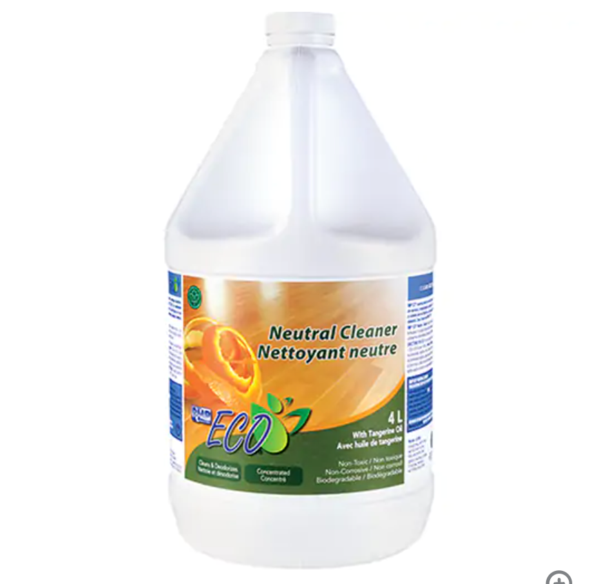 Nettoyants neutres à l'huile de tangerine, 4 L, Cruche