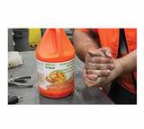 Orange Hand Cleaner, Pumice Stone, 3.6 L, Jug, Orange