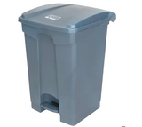 Poubelle à pédale, Plastique, Capacité 12 gal. US