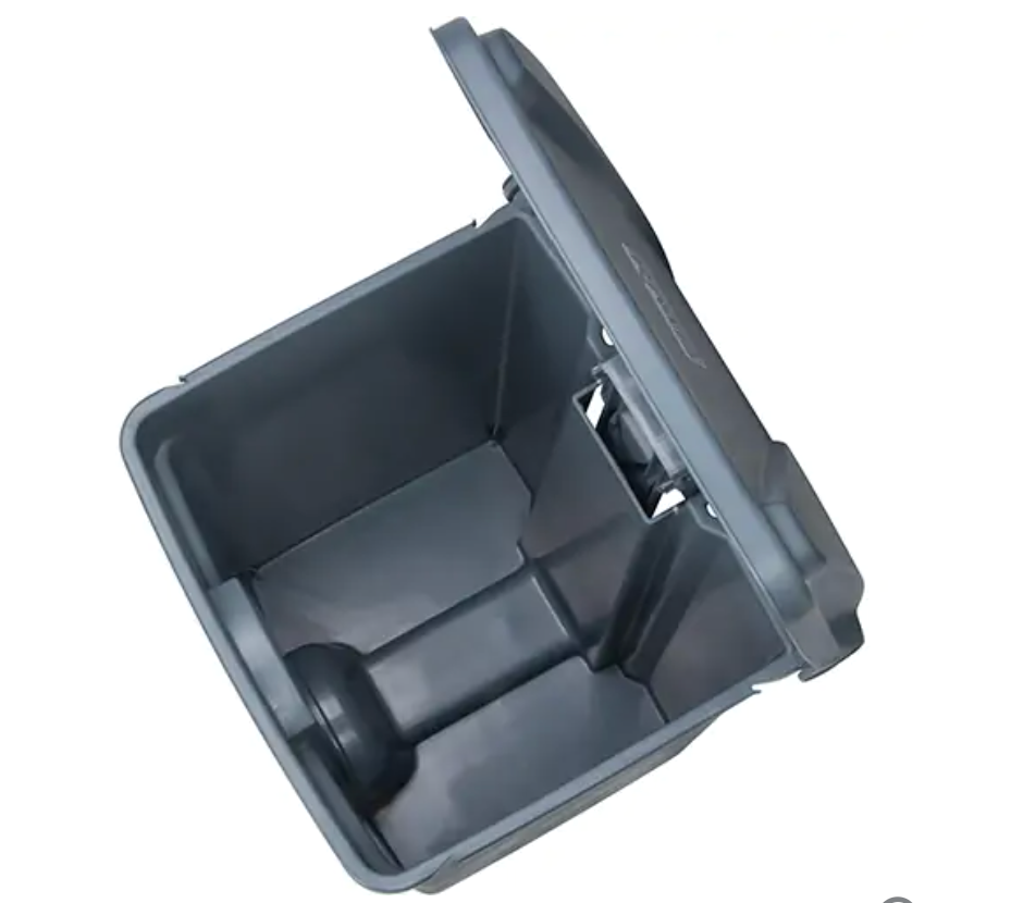 Poubelle à pédale, Plastique, Capacité 12 gal. US