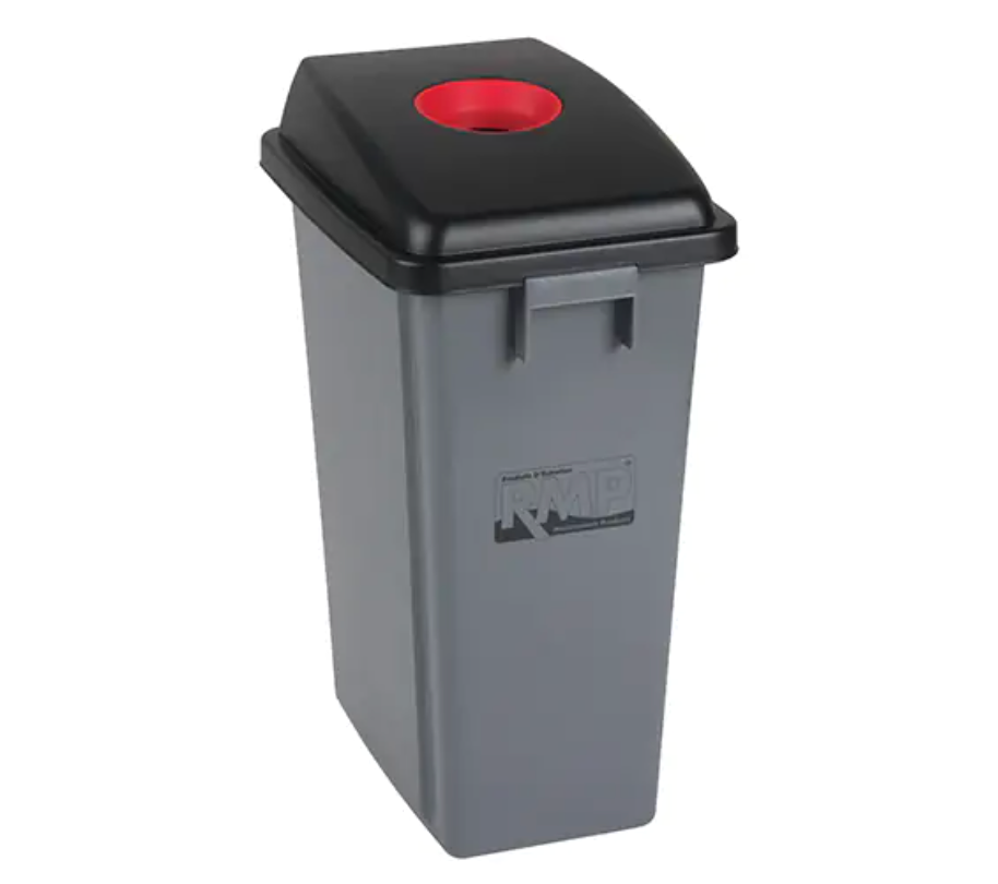 Classification des déchets - couvercle, Couvercle ouvert, Plastique, Convient aux contenants