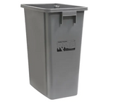 Bac à déchets et de recyclage, Plastique, 16 gal. US
