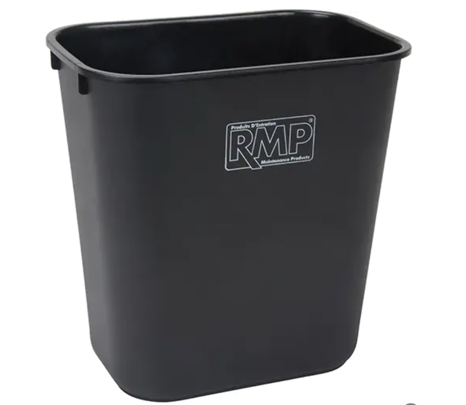 Corbeille à déchets pour le bureau, Polyéthylène