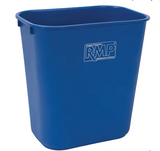 Contenant de recyclage, De bureau, Polyéthylène bleu compact, durable et léger, idéal pour usage quotidien au bureau.