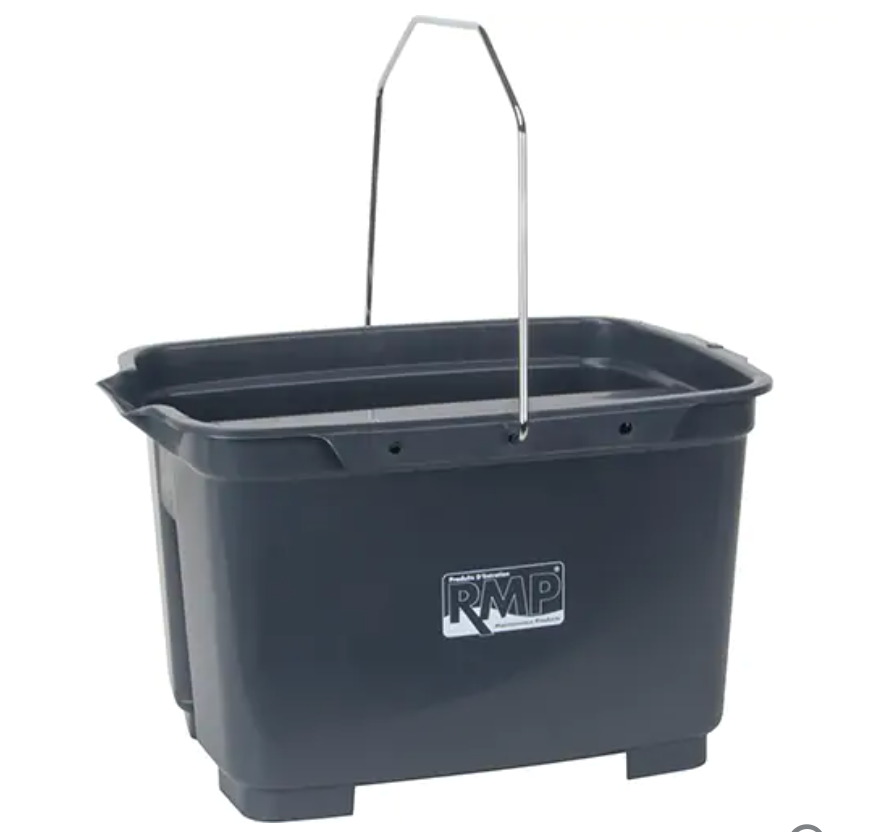Double Bucket, 4.75 US gal. (19 pint) Capacity, Gray 