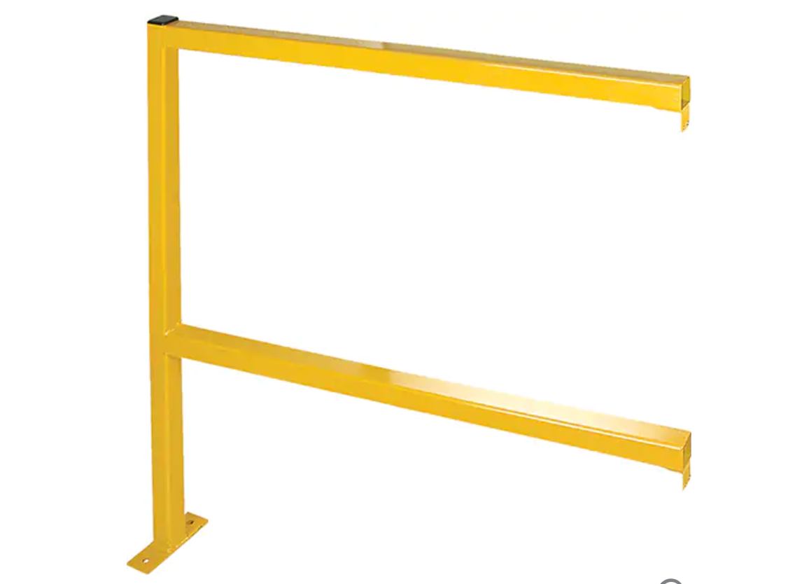Perimeter Protectors - Tubular Style, 46" W x 49-1/2" H, Yellow
