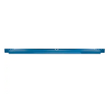 Composantes pour partitions & cloisons grillagées - Quincaillerie pour porte coulissante en métal bleu.