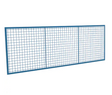 Composantes pour partitions & cloisons grillagées - Panneaux, 3' h x 8' la en acier bleu avec treillis métallique soudé 2x2 pouces.