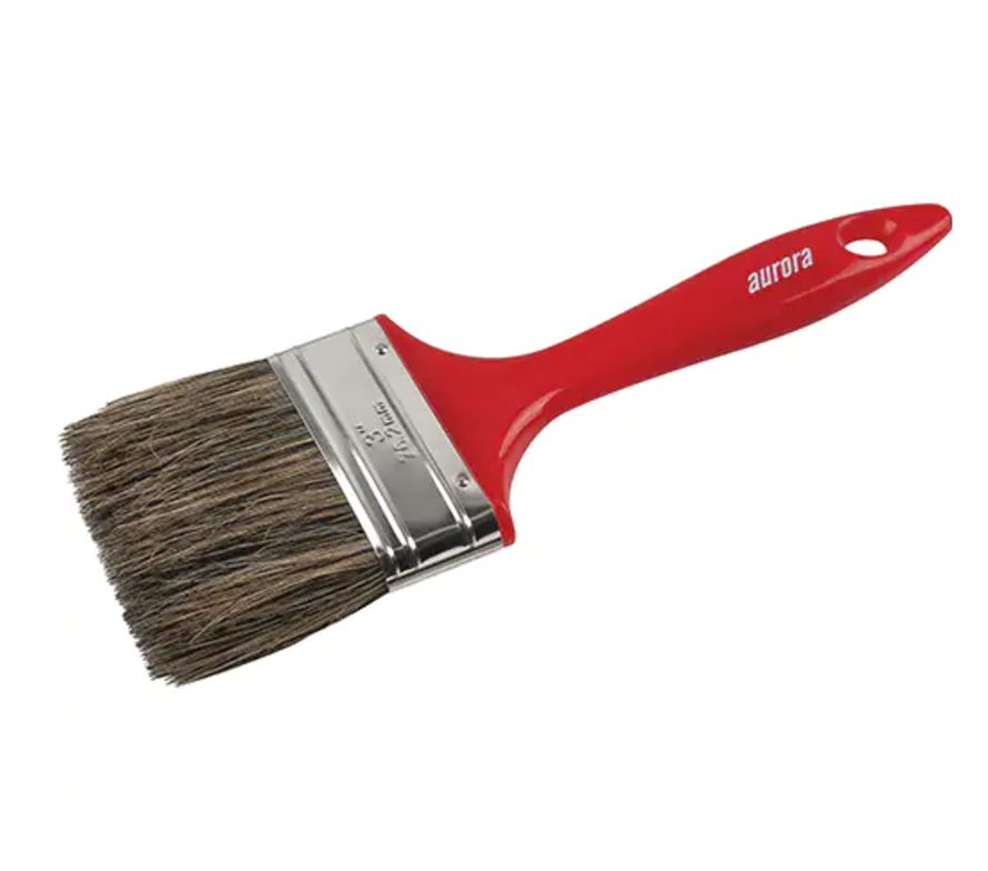 AP300 Series Brushes, Natural Bristles, Plastic Handle