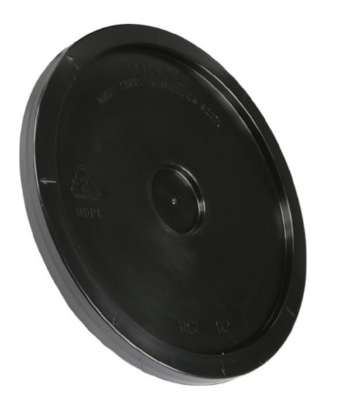 XPRS - Couvercle de plastique pour 5 gallons noir