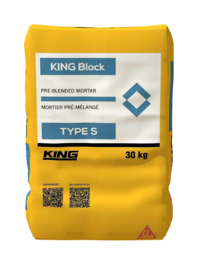 Poche de 30kg king block type s de sika