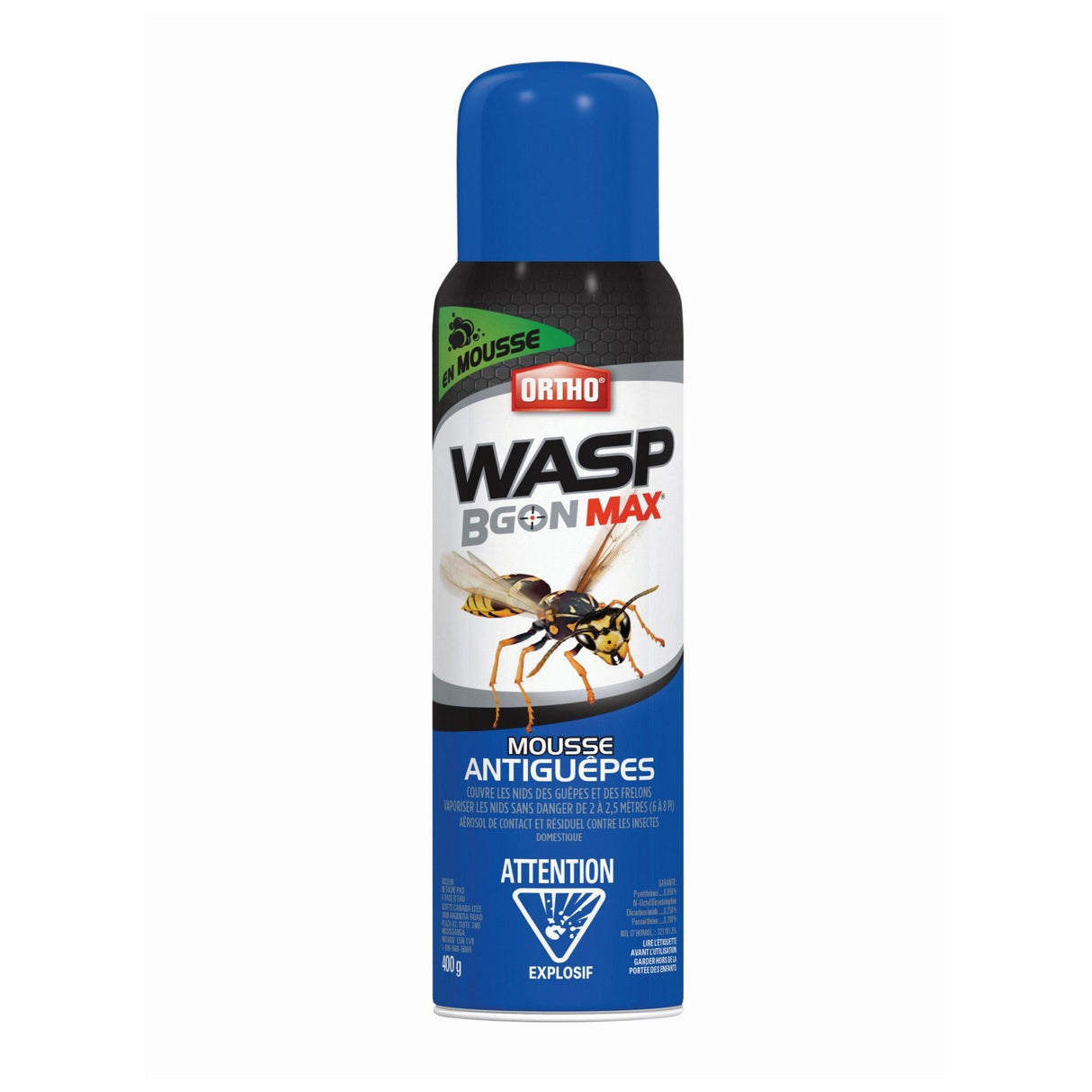 XPRS - Aérosol mousse anti-guêpes Ortho Wasp BGon Max