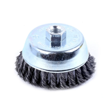 XPRS - Brosse coupelle à fils noués 4" en métal