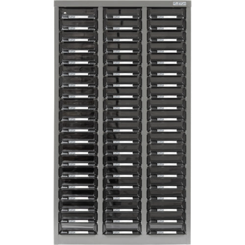 Casiers pour pièces KPC-300, Acier galvanisé, 60 tiroirs, 21-3/10" x 10-2/5" x 36-9/10", Gris - CA890