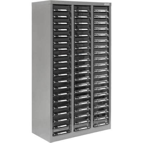 Casiers pour pièces KPC-300, Acier galvanisé, 60 tiroirs, 21-3/10" x 10-2/5" x 36-9/10", Gris - CA890