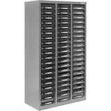 Casiers pour pièces KPC-300, Acier galvanisé, 60 tiroirs, 21-3/10" x 10-2/5" x 36-9/10", Gris - CA890